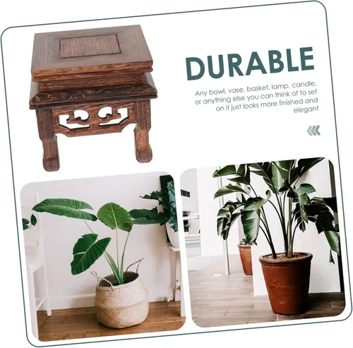 Miniatura 6 de Happyyami Macetas base para exteriores, macetas para plantas de interior, soporte de flores en maceta de interior, soporte para plantas