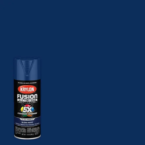 Miniatura 58 de Krylon Fusion - Pintura en aerosol adhesiva todo en uno para uso en interiores y exteriores, 12 onzas, aluminio