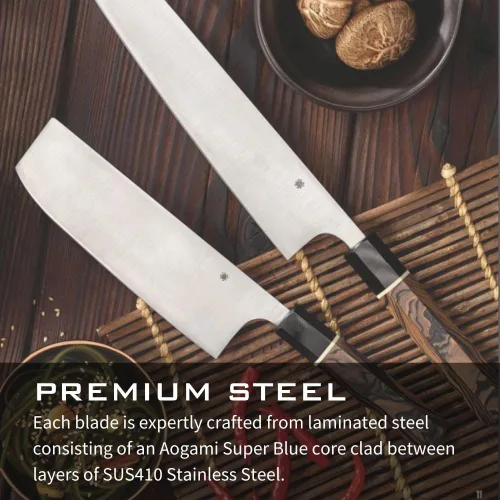 Miniatura 4 de Navajas Spyderco Murray Carter de cocina prémium - Cuchillos japoneses de firma altamente refinados para profesionales culinarios