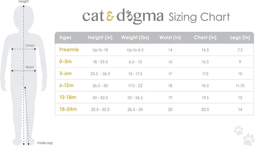 Miniatura 5 de Cat & Dogma Pantalones de bebé unisex de algodón orgánico