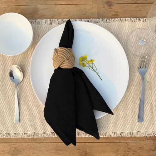 Miniatura 2 de Hausattire Servilletas reutilizables lavables 100% algodón de 18 x 18 pulgadas, servilletas de mesa para Acción de Gracias, Navidad, otoño