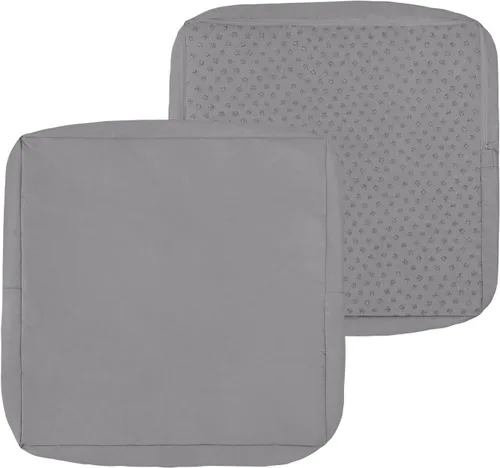Miniatura 40 de Easy-Going - Paquete de 4 fundas de cojín impermeables para patio, de 24x22x4 pulgadas, fundas de repuesto antideslizantes para asientos al aire