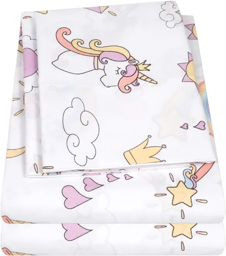 Miniatura 9 de 1500 Supreme Colección de Sábanas para Cama de Niños - Juegos de Sábanas Divertidos, Coloridos y Cómodos para Niños y Niñas Pequeños - Bolsillo