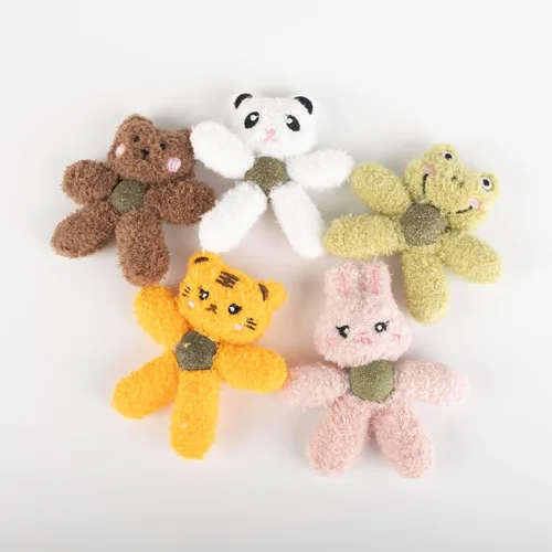 Miniatura 6 de Juguetes de felpa con hierba gatera para gatos de interior, juguetes interactivos para masticar para dentición y cuidado dental, juguete de nailon