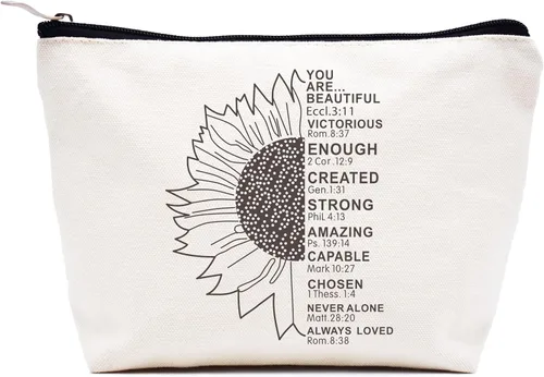 Miniatura 74 de LIBIHUA Obtener regalo de boda - Bolsa de maquillaje bolsa de cosméticos bolsa de viaje, Beige, 10-En Mi Madre del Pájaro