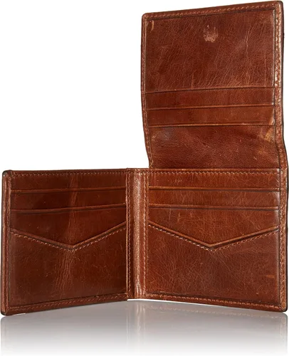 Miniatura 4 de Fossil Cartera de piel con bloqueo RFID para hombre