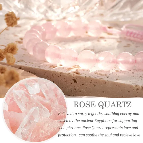 Miniatura 2 de Seyaa Pulsera de yoga para aliviar el estrés y la ansiedad, piedra de cristal natural, regalos curativos para mujeres, hombres y adolescentes