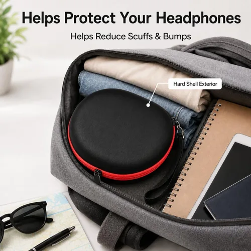 Miniatura 8 de Funda para auriculares Skullcandy Crusher/Hesh/Evo, inalámbricos Bluetooth para JLab JBuds Lux ANC, para auriculares TOZO HT3/HT2 y más auriculares
