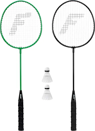 Franklin Sports Badminton Racket + Birdie Set - Replacement Badminton Equipment for Kids + Adults - 2 Player - 4 Player Badminton Racket Sets