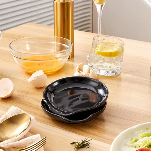 Miniatura 3 de Soporte de cuchara de cerámica para la parte superior de la estufa, soporte grande para utensilios de cocina para encimera de cocina, espátula