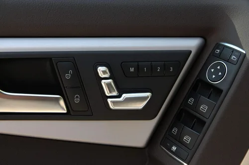Miniatura 4 de 6 unids botón de asiento de puerta ajuste interruptor cubierta ajuste para Benz A B C E GLA CLA GLE GLS