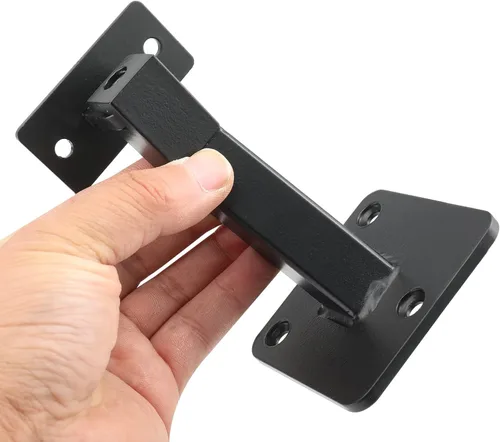 Miniatura 4 de RealPlus Soportes ajustables para pasamanos giratorios de acero resistente para barandilla de escalera, paquete de 3
