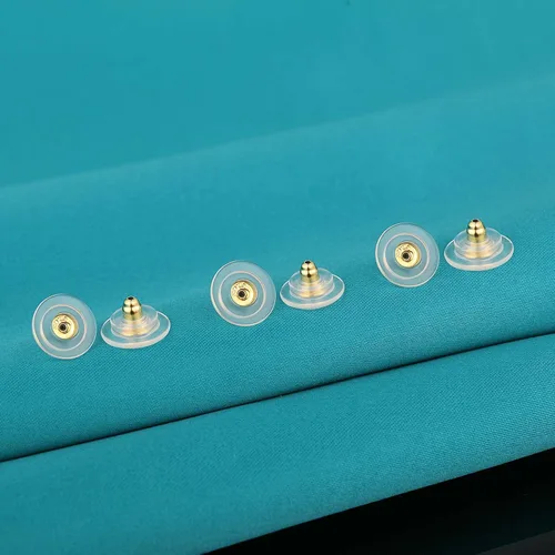 Miniatura 6 de 3 pares de respaldos de aretes, respaldos de aretes de plata de ley 925 para tachuelas, respaldos de aretes con cierre ajustables hipoalergénicos