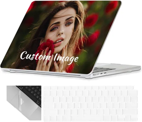 Miniatura 37 de Se7enline Funda compatible con MacBook Air de 15 pulgadas M4 M3 M2 2025 2024 2023 de 15.3 pulgadas con MacBook Air A2941/A3114/A3241 funda rígida