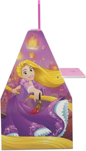 Miniatura 7 de Delta Children Centro de actividades con caballete de escritorio, taburete y organizador de juguetes, princesas de Disney Disney Princess