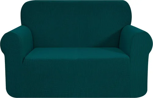 Miniatura 94 de CHUN YI - Funda elástica de 1 pieza para sillón grande, funda protectora suave de Jacquard con elastano, detalle de cuadros y parte inferior