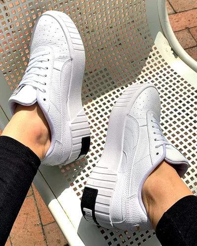 Miniatura 8 de PUMA Tenis Cali Wedge para mujer, Blanco