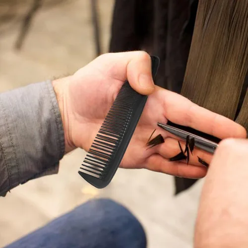 Miniatura 7 de Soft 'N Style Cuidado del cabello, 4 paquetes de peines irrompibles - peine para hombres/peine de dientes finos/peines para cabello