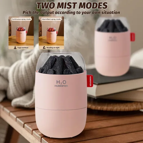 Miniatura 3 de Mini humidificador portátil para escritorio, dormitorio, planta de interior, 9.5 fl oz, humidificador para oficina o habitación pequeña, alimentado