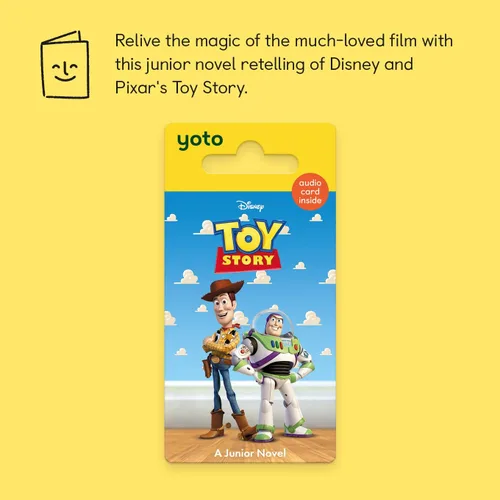Miniatura 2 de YOTO Disney Pixar Novelas Junior: Toy Story – Tarjeta de audio para niños para usar con el reproductor y el mini dispositivo de audio todo en uno