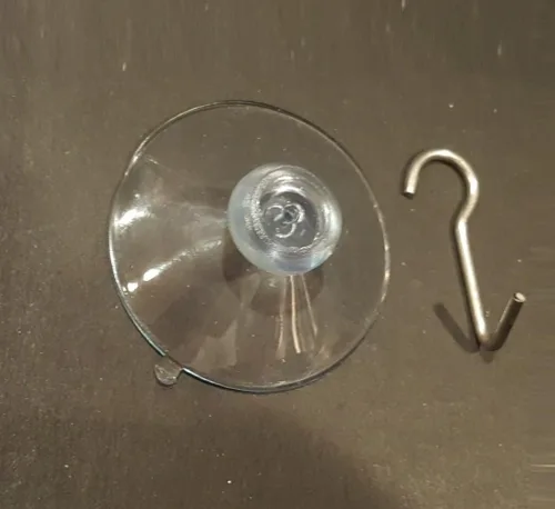 Miniatura 5 de N'ice Packaging 3 piezas de nuestra ventosa fuerte de plástico transparente con gancho extraíble (1 5/8 pulgadas de diámetro)