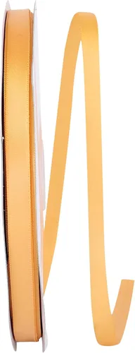 Miniatura 55 de Reliant Ribbon 4950-974-03C Cinta de satén de doble cara, 5/8 pulgadas x 100 yardas, oro antiguo