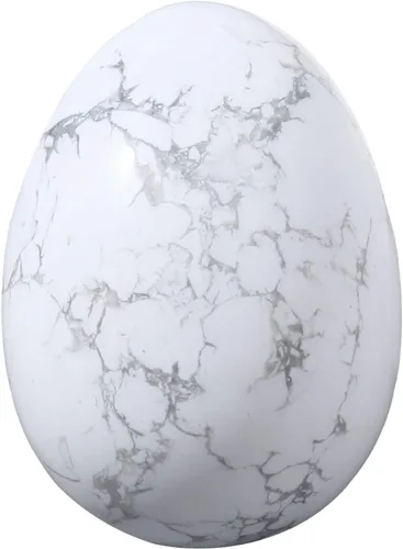 Miniatura 15 de Huevo de piedra pulida para el día de Pascua, palma/bolsillo/preocupación Enegry de cristal curativo, figura Fengshui, piedra lunar de 1.8 x 1.3