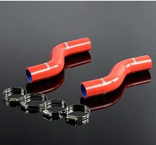 CROSSDESIGN Manguera de refrigeración de radiador de silicona roja compatible con Nissan Datsun 240Z 260Z 1970-1975