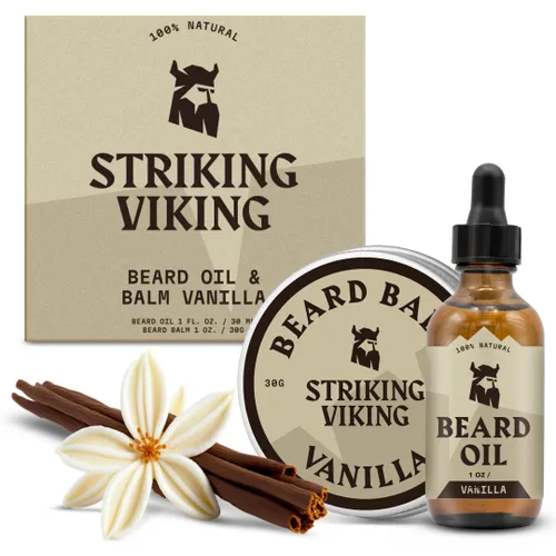 Miniatura 10 de Striking Viking Aceite y bálsamo para barba, acondicionador sin enjuague para barba, domestica, estiliza, suaviza e hidrata la barba y el bigote.