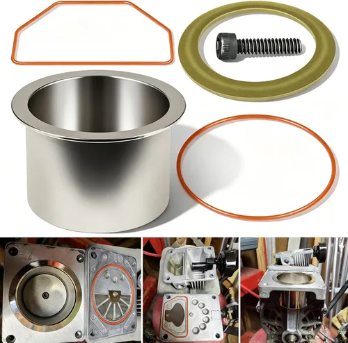 Miniatura 8 de K-0650 Kit de funda de cilindro de compresor de aire y anillo de compresión para compresores sin aceite Craftsman DeVilbiss Porter Cable DeWalt