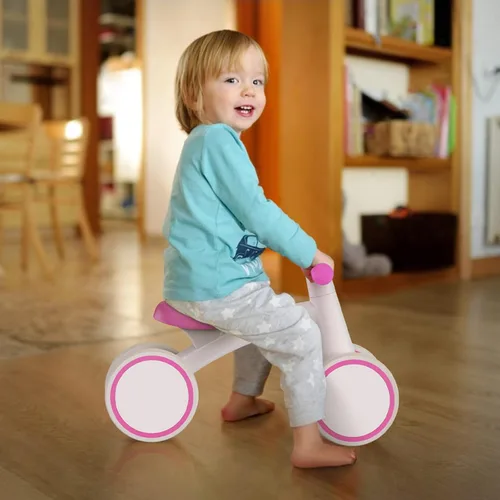 Miniatura 9 de SEREED - Bicicleta de equilibrio para bebés de 1 año, niños y niñas de 12 a 24 meses, primera bicicleta para niños de 4 ruedas, regalos de primer