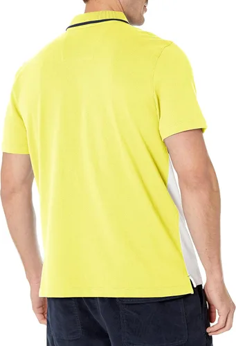 Miniatura 4 de Nautica Polo de manga corta 100% algodón piqué bloque de color para hombre