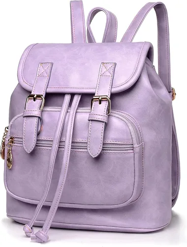 Miniatura 3 de Dora & Liz Mini mochila para mujer, de cuero, a la moda, retro, pequeña, ligera, de viaje, bolsas de hombro