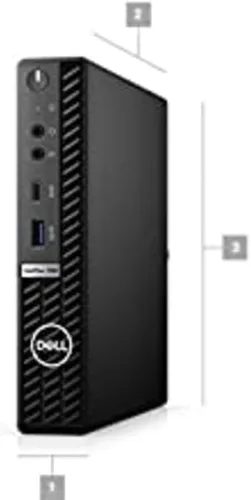 Miniatura 6 de Dell Optiplex 7080 Micro Desktop Core i7-10700T - Disco duro SSD de 256 GB - 16 GB RAM 8 núcleos @ 4.5 GHz Win 11 Pro Negro (renovado)