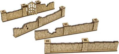 Miniatura 5 de TowerRex Cementerio edificios de terreno D&D, accesorios DND para Calabozos y Dragones, Pathfinder, Warhammer, rejilla de mapa de batalla de mesa
