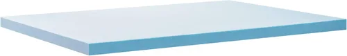 Miniatura 12 de Zinus - Cubrecolchón de espuma viscoelástica con gel de enfriamiento de té verde de 2 pulgadas, espuma de gel de enfriamiento, con certificado Azul