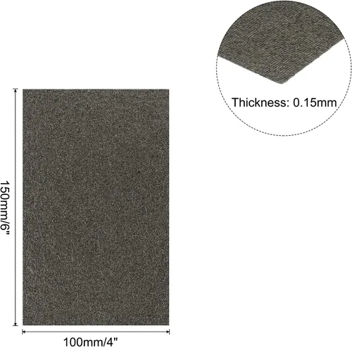 Miniatura 2 de MECCANIXITY Cubierta de guía de ondas, placas de mica, hoja de mica, piezas de reparación para horno de microondas, 5.906 x 3.937 x 0.006 in