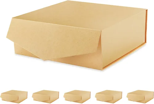 Miniatura 13 de Caja de regalo extragrande con tapas, de 17 x 14.5 x 5.5 pulgadas, caja de propuesta de padrino de boda negra con cierre magnético para todas