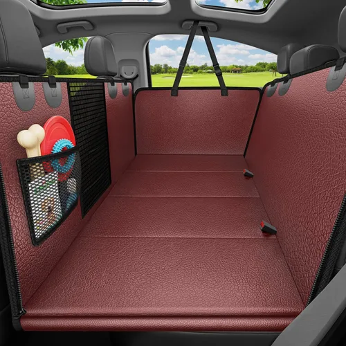 Miniatura 25 de URPOWER Funda de asiento para perro, hamaca 100% impermeable, 600D, resistente, a prueba de arañazos, antideslizante, duradera, suave