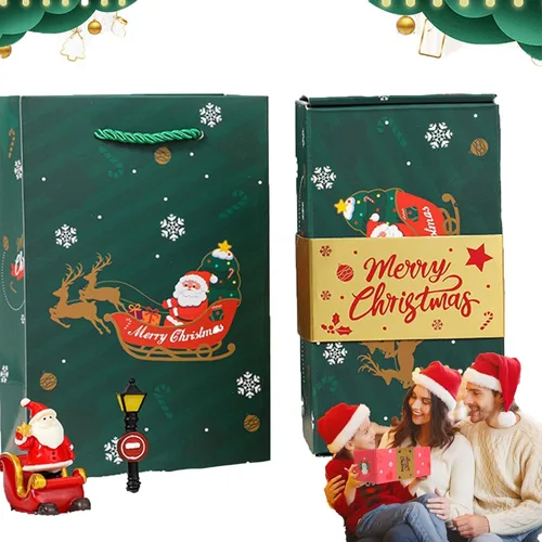 Miniatura 6 de Caja de regalo sorpresa Explosion, caja de regalo de explosión emergente, cajas de regalo sorpresa de Feliz Navidad, caja de regalo explosión