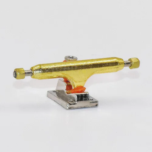 Miniatura 4 de V1 - Camiones de diapasón con bujes de uretano profesional mejorados y copa de pivote, 1.339 in 1.260 in de ancho, pasador invertido (oro, 1.260 in)