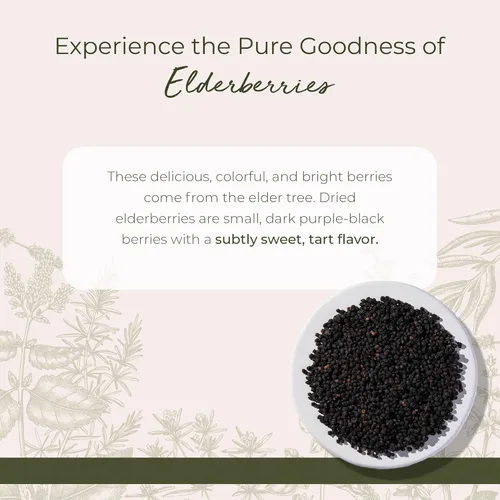 Miniatura 2 de Starwest Botanicals Bayas de Saúco Enteras - Bayas de Saúco Secas para Jarabe, Té, Gomitas y Mermelada, Apoyo Inmunológico, Certificado Kosher