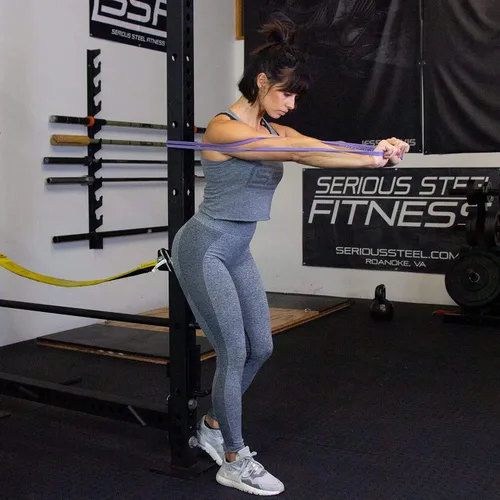Miniatura 7 de SERIOUS STEEL FITNESS Banda asistida de 41 pulgadas, resistencia y estiramiento, bucle de asistencia de levantamiento de potencia y pull-up