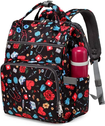 Miniatura 10 de Mochila de Enfermera Gatycallaty, Gris, Estándar