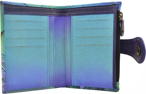 Miniatura 49 de Anna by Anuschka Cartera de mujer pintada a mano de cuero genuino para mujer
