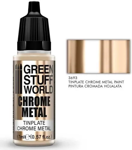 Miniatura 2 de Green Stuff World para Modelos y Miniaturas Pintura Cromo – Hojalata 3693