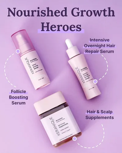 Miniatura 6 de Keranique Suplementos para el cabello y el cuero cabelludo - Promueve la fuerza y el crecimiento. Lo mejor para el cabello fino. Nutre con biotina