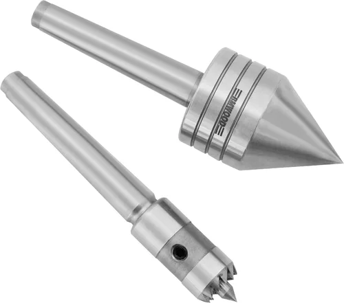 Miniatura 7 de LDC-SET4/MT2 4PCS Set de centro vivo y de transmisión de torno para torneado de madera MT2 con cono cónico