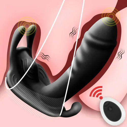 Miniatura 2 de Vibrador de mariposa ponible, vibrador, vibradores, control remoto, juguetes sexuales para mujeres, clítoris rápido orgasmo masturbándose juguetes