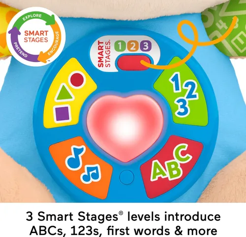 Miniatura 3 de Fisher-Price Juguetes para bebés Laugh & Learn Smart Stages Cachorro musical de peluche con luces y canciones educativas para bebés de 6+ meses
